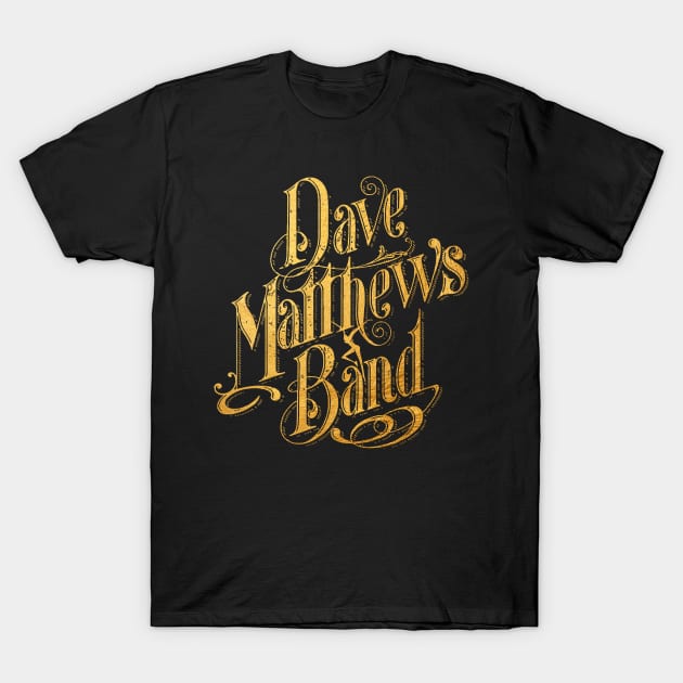 Dave Matthews Band Gold T-Shirt by mashudibos